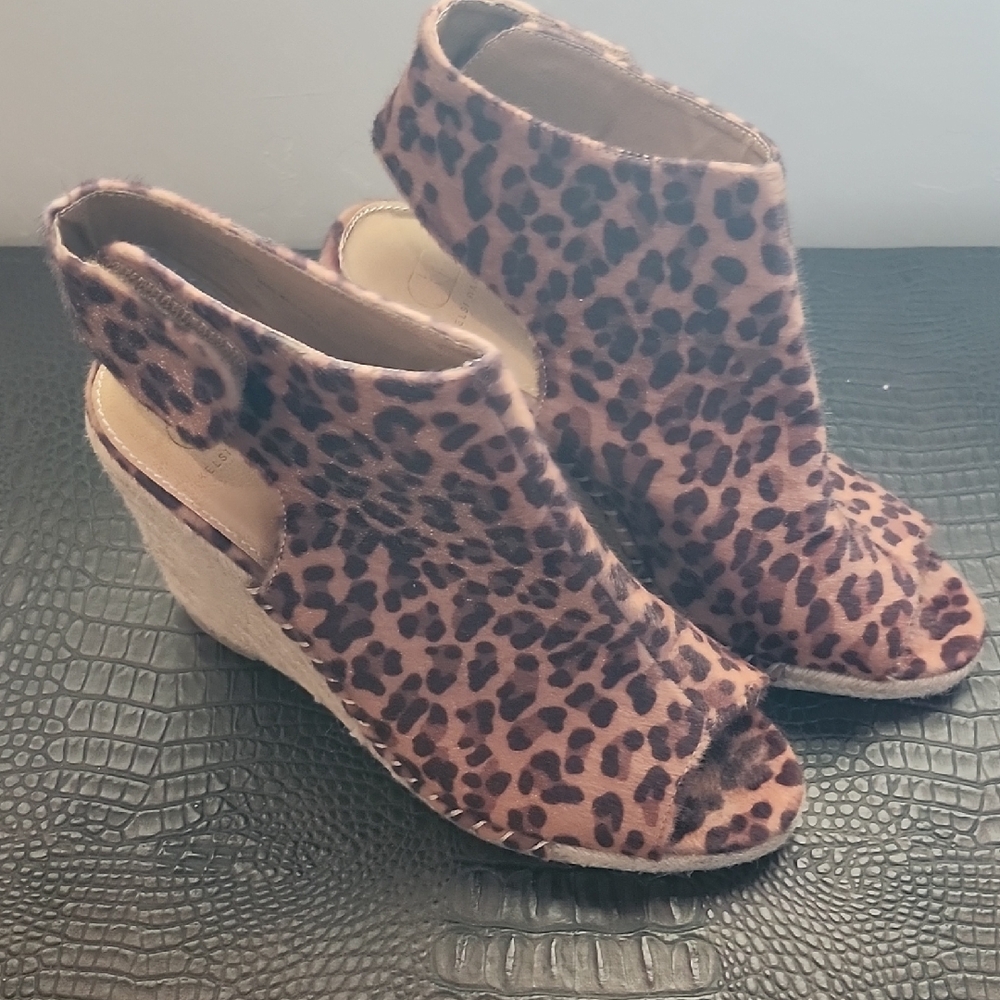 Kelsi Dagger Brown Wedge Shoes with Elegant Design